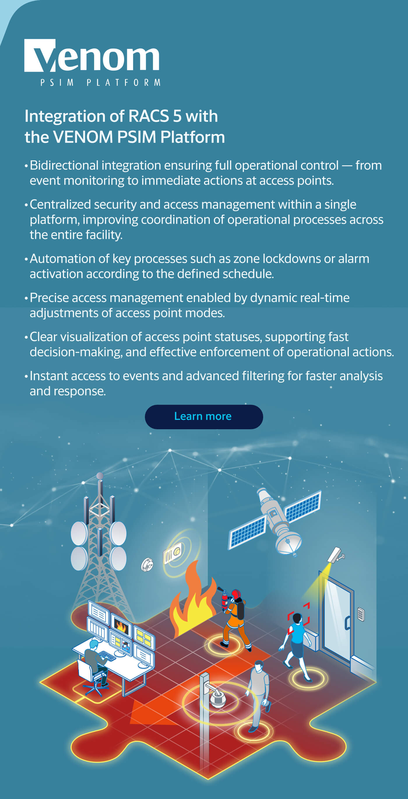 Integration of the RACS 5 Access Control System