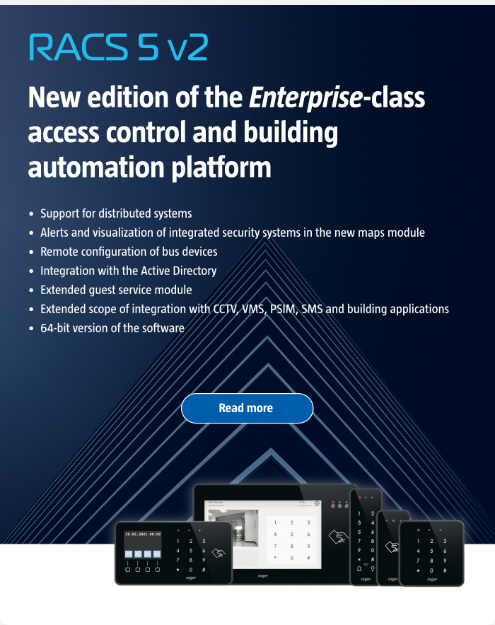 New edition of the Enterprise-class access control and building automation platform