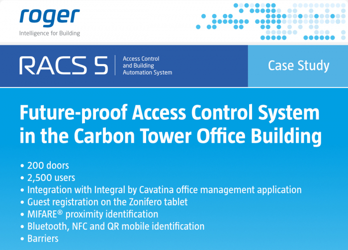 Future-proof Access Control System in the Carbon Tower Office Building