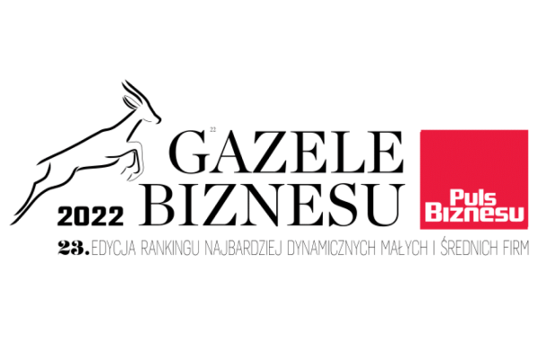 Wyróżnienie firmy Roger tytułem - Gazela Biznesu 2022