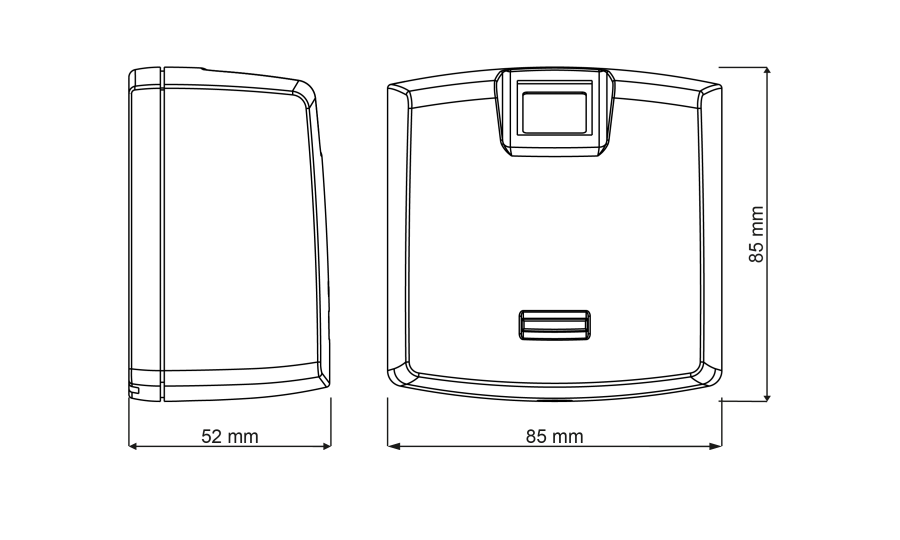 RFT1000-ADM DIMENSIONS